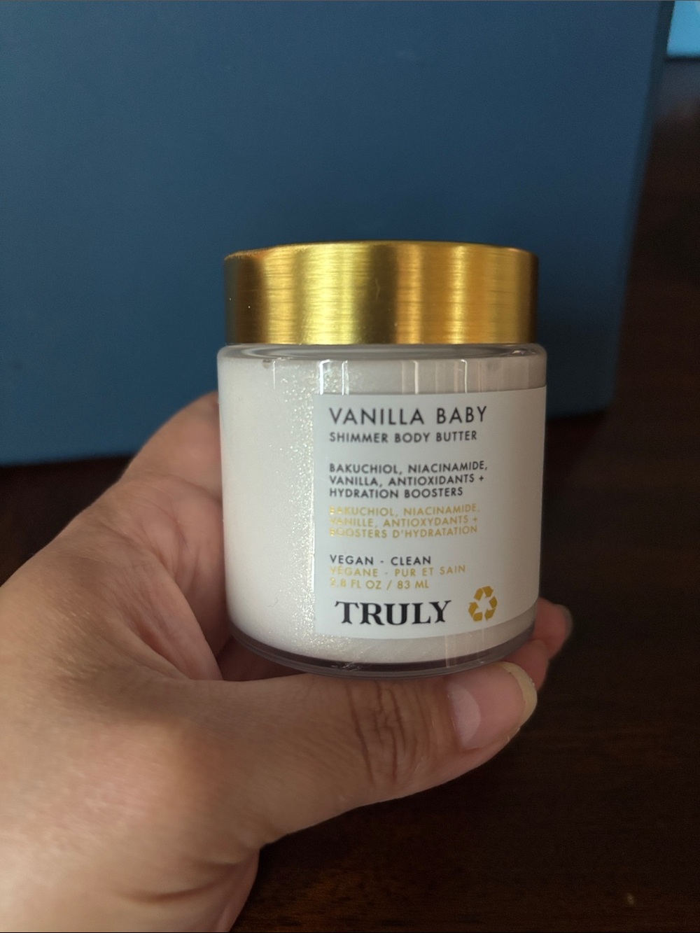 Truly Vanilla Baby Shimmer Body Butter - White